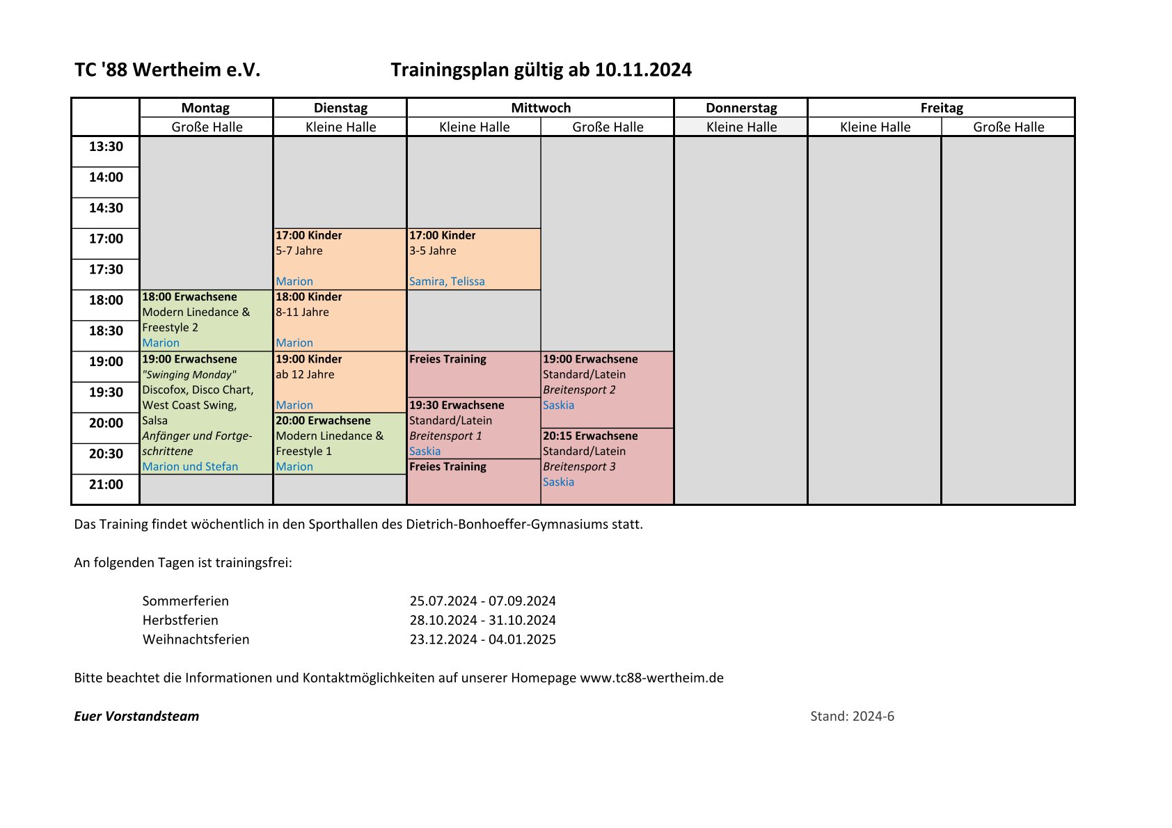 24 11 08 Trainingsplan 2024 10